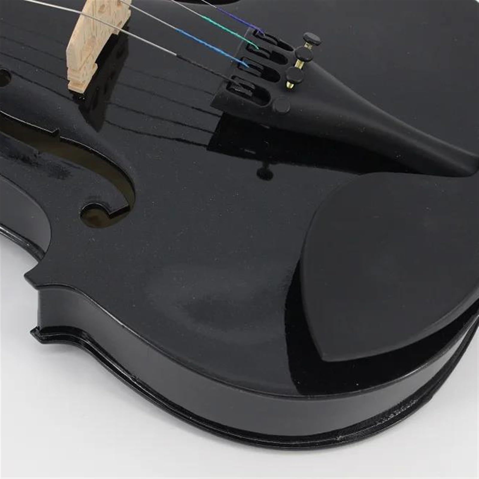 Violino Set Principiante 4/4 Violino Violino Con Custodia Archetto Set Completo Accessori Violino Nero(1/4)