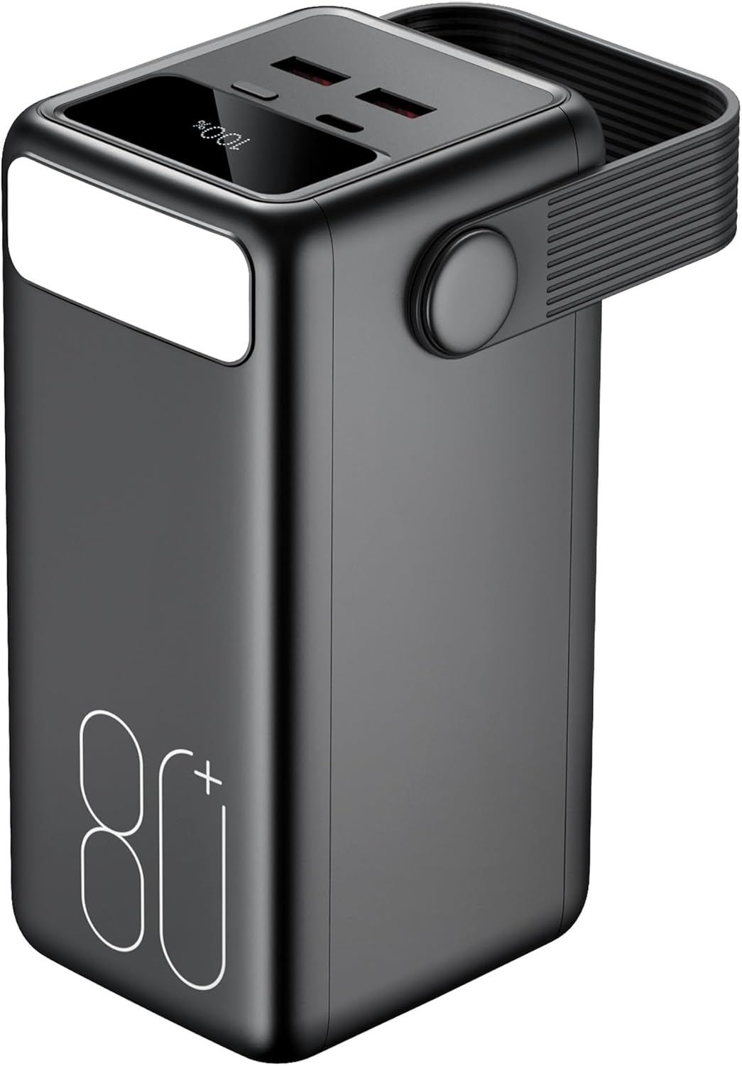 Portable Charger 80000mAh Power Bank, 22.5W Fast Charging USB C Battery Pack, 3 Outputs, LED Display & LED Light, External Huge Capacity Cell Phone Battery Bank for iPhone 17/16/15, Samsung, iPad, etc