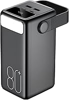 Vista 1 de Portable Charger 80000mAh Power Bank, 22.5W Fast Charging USB C Battery Pack, 3 Outputs, LED Display & LED Light, External Huge Capacity Cell Phone