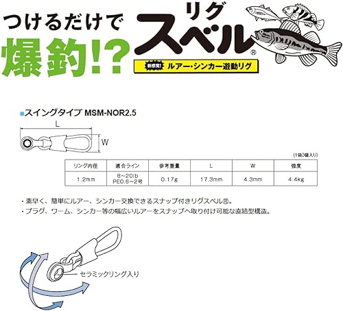 Miniatura 3 de Fuji Kogyo MSM-NOR2.5 Rigs Bell Swing Type MSM-NOR2.5