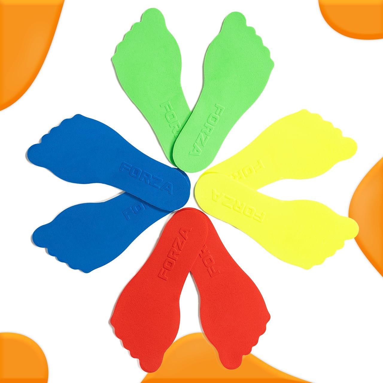 FORZA Hands and Feet Markers [3 Options Available] | Improve Coordination, Cognitive Skills and Keep Children Entertained - Carry Bag Included