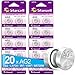 Produktbild Act 20 x Alkaline Knopfzellen ohne Quecksilber AG2/LR59/LR726/396/1,5 Volt, 10er-Pack