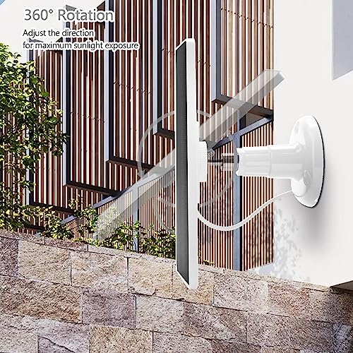 Image of 4-Pack Solar Panel Camera Charger Fit for eufyCam, eufyCam E eufyCam 2 eufyCam 2 Pro, eufyCam 2C, eufyCam 2C Pro, SoloCam (E20 /E40 /L20 /L40 /S40), or 4G LTE Starlight Camera Micro USB Type-C 10FT Cable
