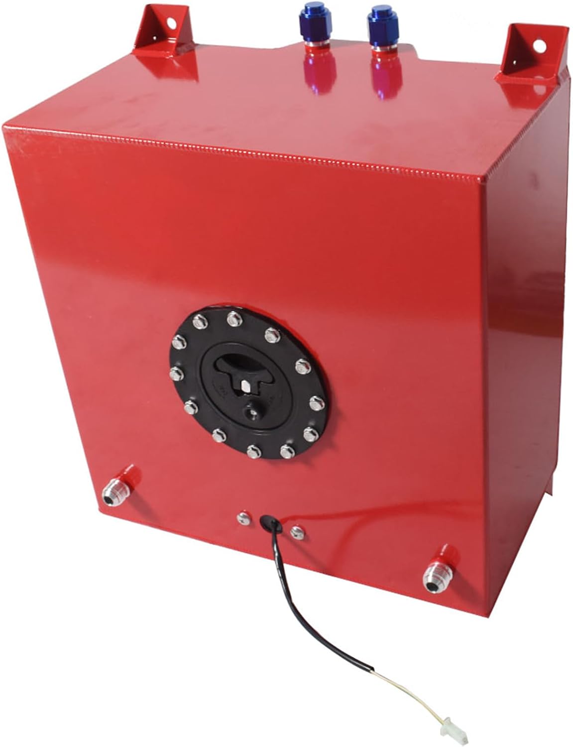 labwork 10 Gallon Red Coat Aluminum Fuel Cell Tank with Level Sender