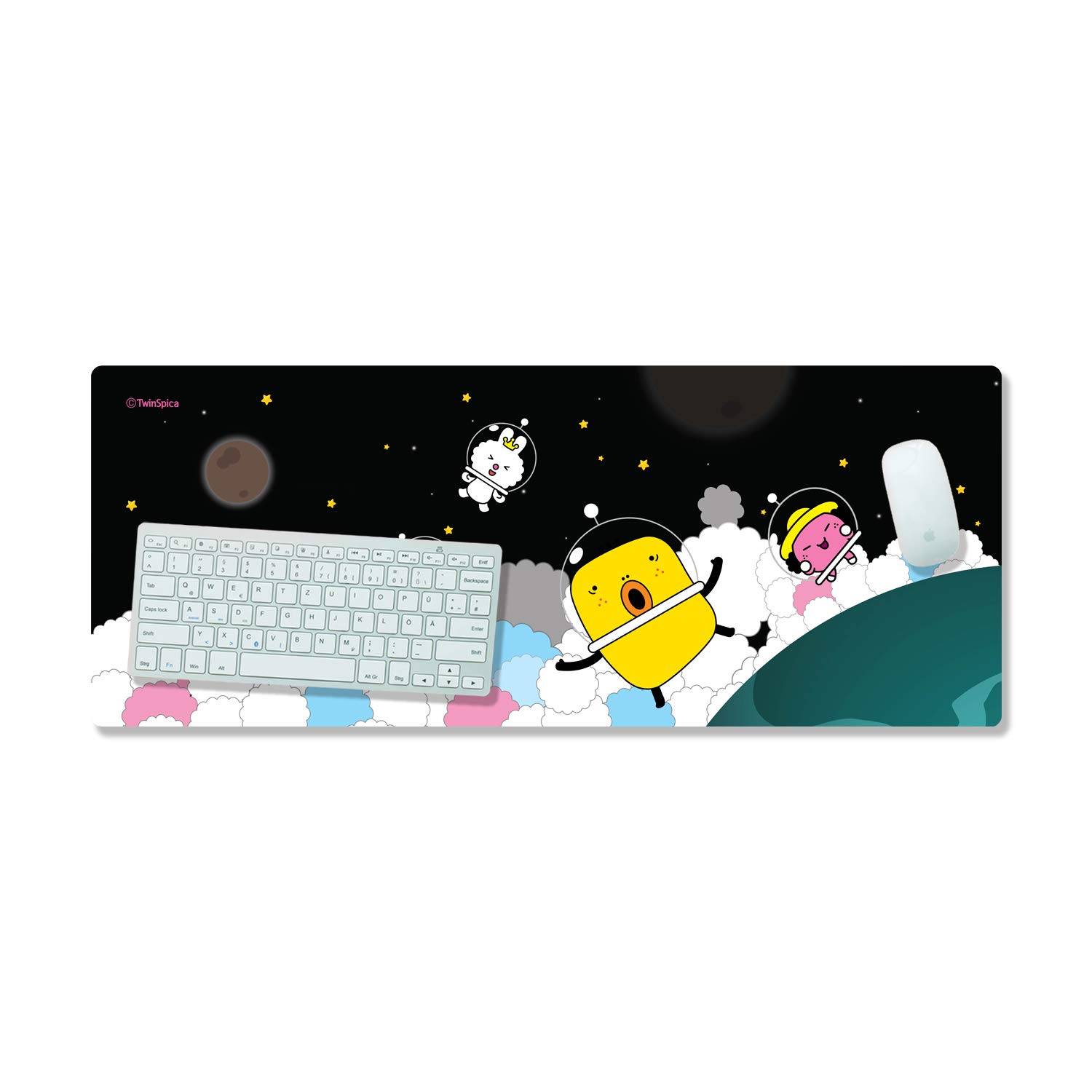 Banitte XXL Mouse Pad, Professional Extended Mat for Desk Gaming Computer Office & Home, Non-Slip Rubber Base, Thick Water-Resistant Wide & Long Keyboard Mousepad, Black, 30.5 x 11.75"