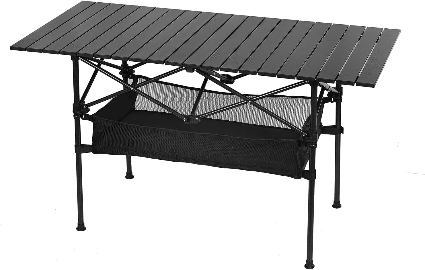 ORCHID M®Camping Table That Fold up Lightweight, Aluminum Folding Table Roll Up Table with Easy Carrying Bag for Indoor, Outdoor, Camping, Backyard, BBQ, Party, Patio, Beach, Picnic