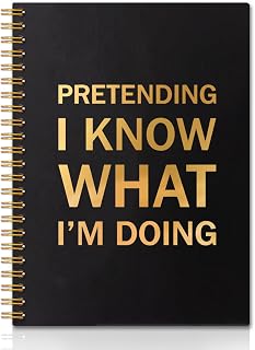 Pretending I Know What I'm Doing Lined Spiral Notebooks for Coworkers