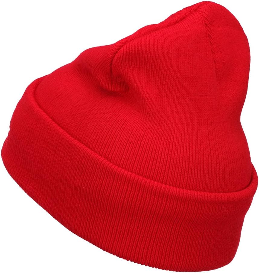 Snowflakes Embroidered Long Beanie