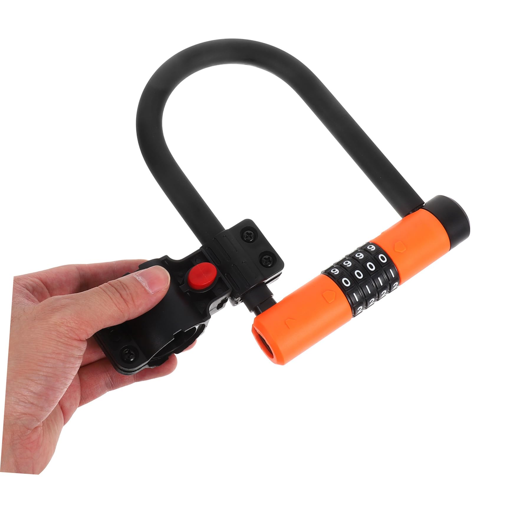 BESTonZON Lucchetto u Per Bicicletta Antifurto Combinazione Cifre Reimpostabile Senza Chiavi Per Mountain Bike Scooter Biciclette Da Strada