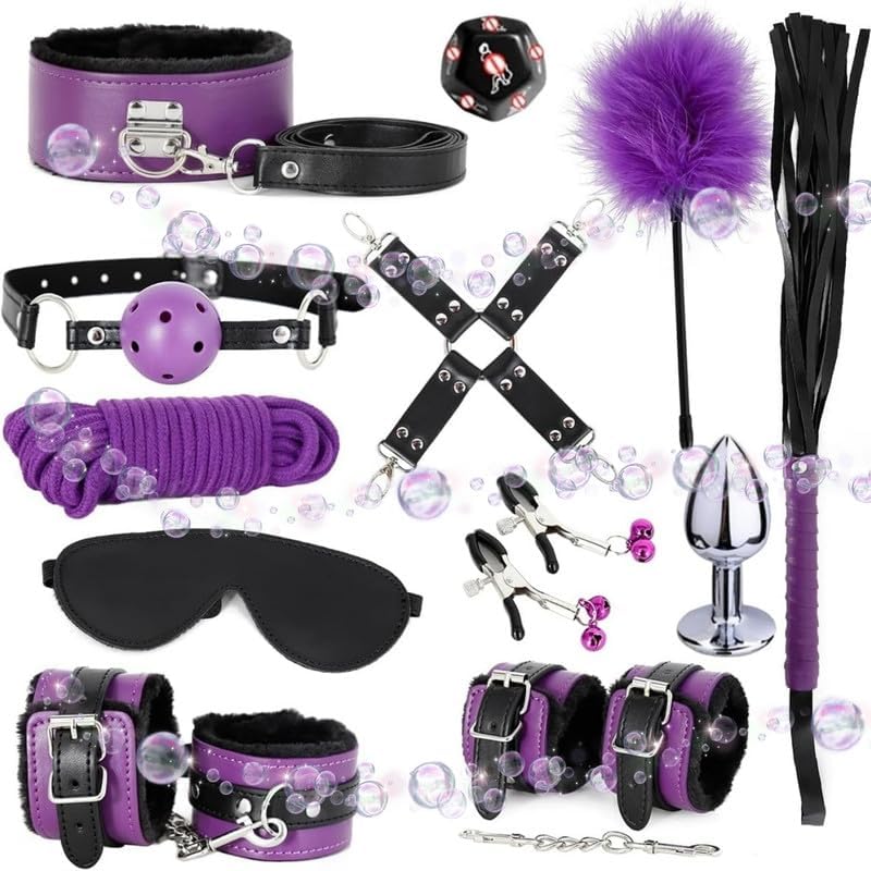 Soft Leather Indoor Training Yoga Set, 12 Pieces Set, 5 Colors to Choose from, with Sleep Eye Mask and Hand Wristband, Couple Gift - D4