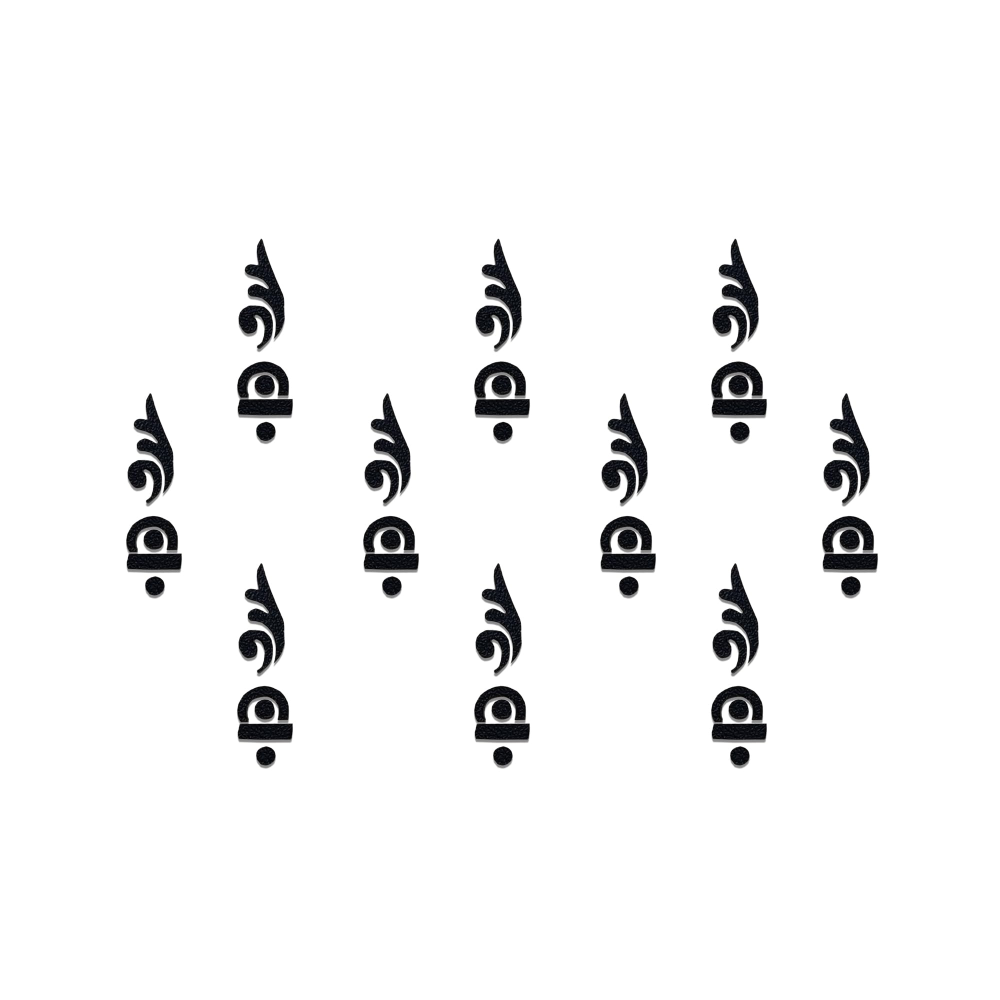 Comet Busters Fancy Black Bindi For Women (BIN148)-image-25