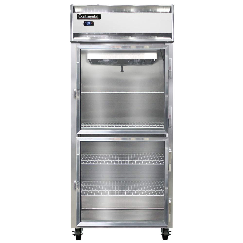 1RX-SS-GD-HD Extra-Wide Single Section Reach In Glass Door Refrigerator by Continental Refrigerator – Commercial Grade