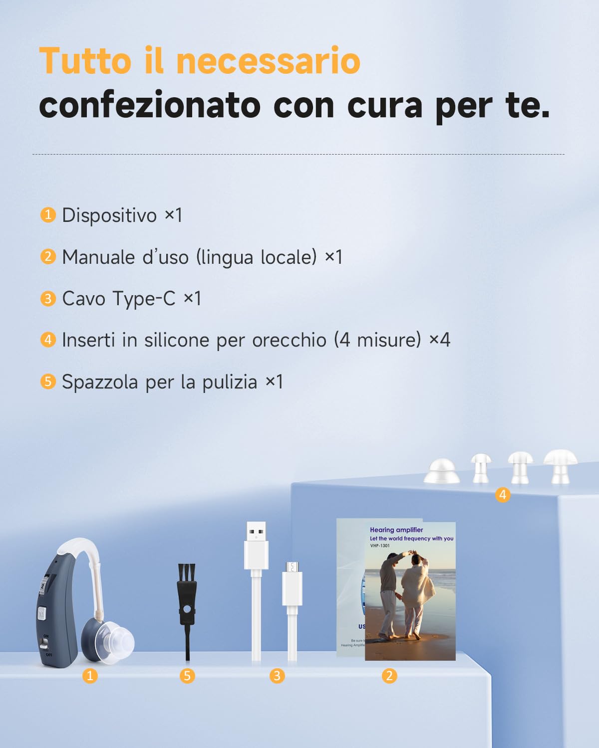 Dispositivo Britzgo, design a doppia modalità, offre 40 ore di suono cristallino, adatto per varie situazioni quotidiane