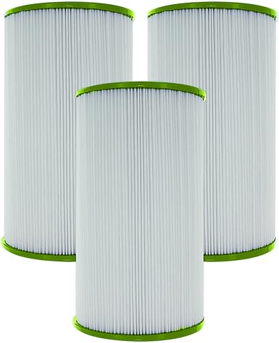 Guardian Filtration Products Cartucho de filtro de spa 610-124-03 Paquete de tres piezas de repuesto para Pleatco PWK30, Unicel C-6430, Filbur