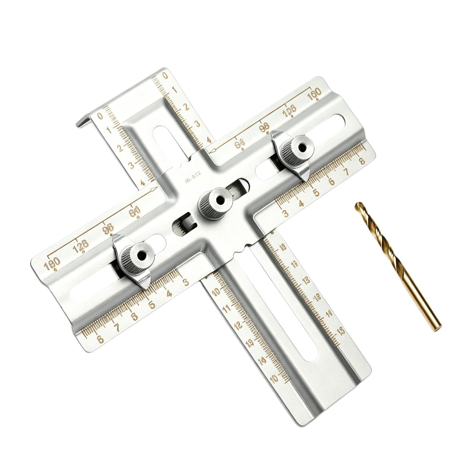 Netbiio Professional Metal Hole Alignment Tool For Wardrobe Cupboard Pulls And Knobs With Furniture Handle Alignment Tool