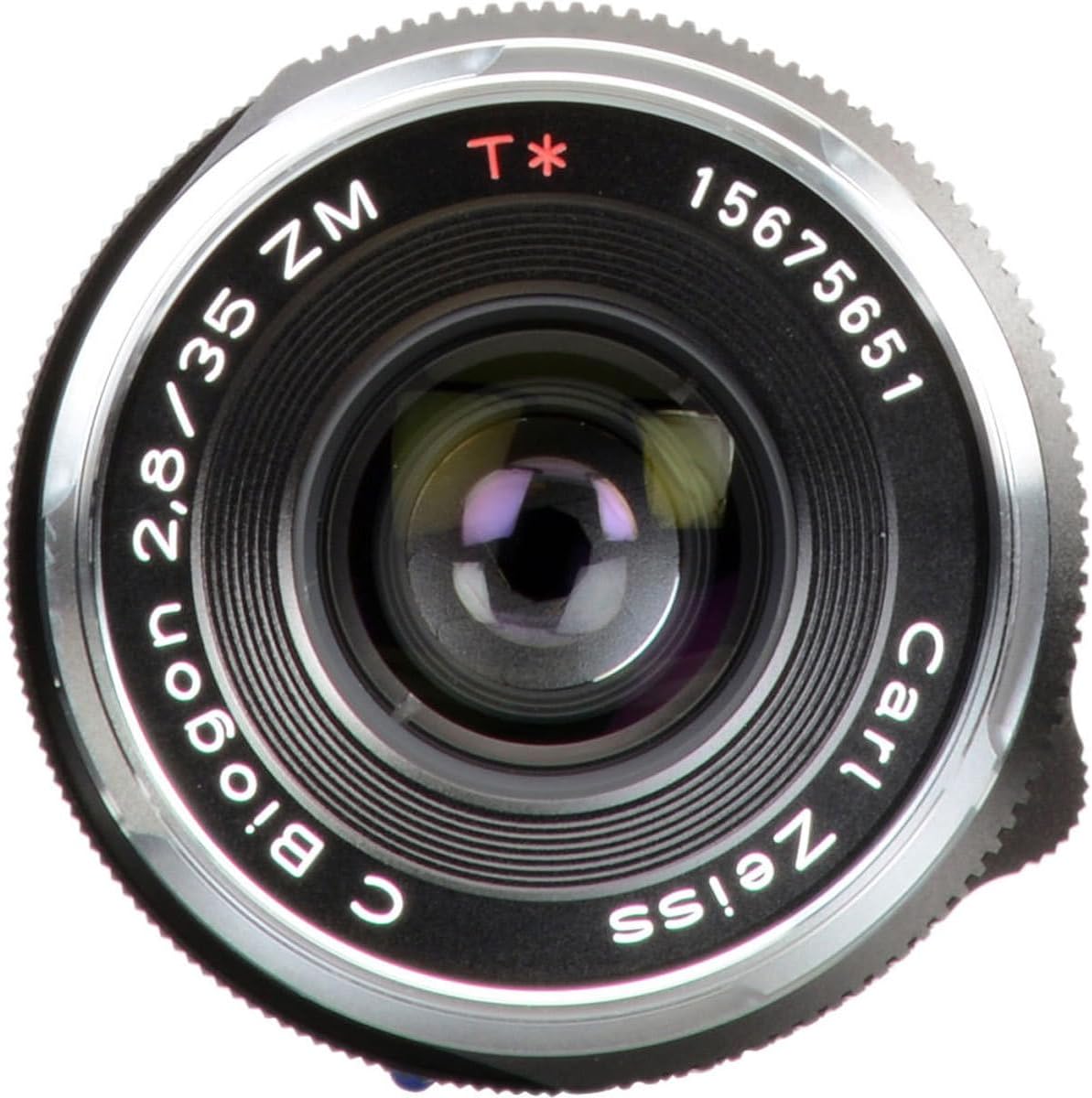 ZEISS Ikon C Biogon T* ZM 2.8/35 Wide-Angle Camera Lens for Leica M-Mount Rangefinder Cameras, Black