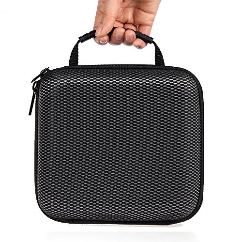BOVKE Replacement for Bose Soundlink Color II/UE ROLL 360 Wireless Speaker Hard EVA Shockproof Carrying Case Storage Travel Case Bag Protective Pouch Box, Mesh Black