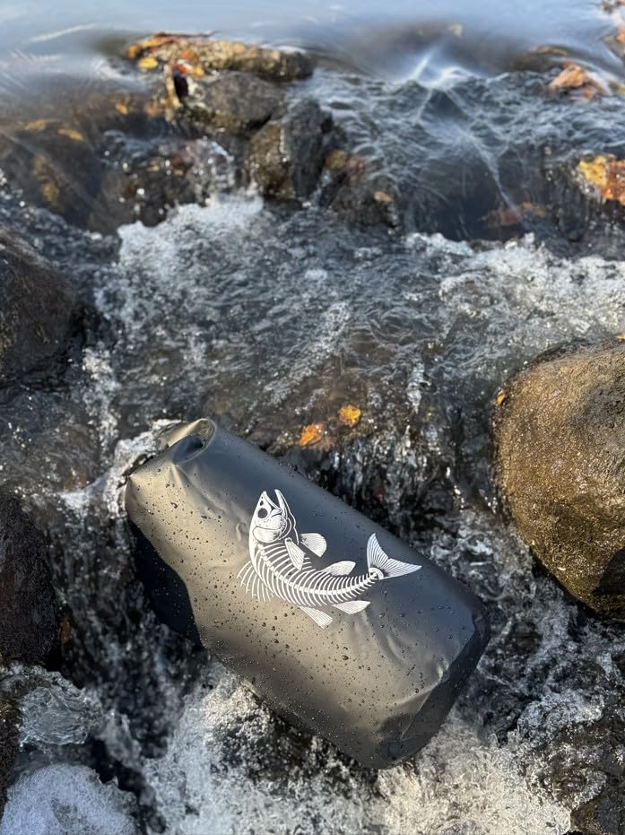 Bolsa seca impermeable 10L diseño Bonefish para kayak y actividades al aire libre miniatura 3