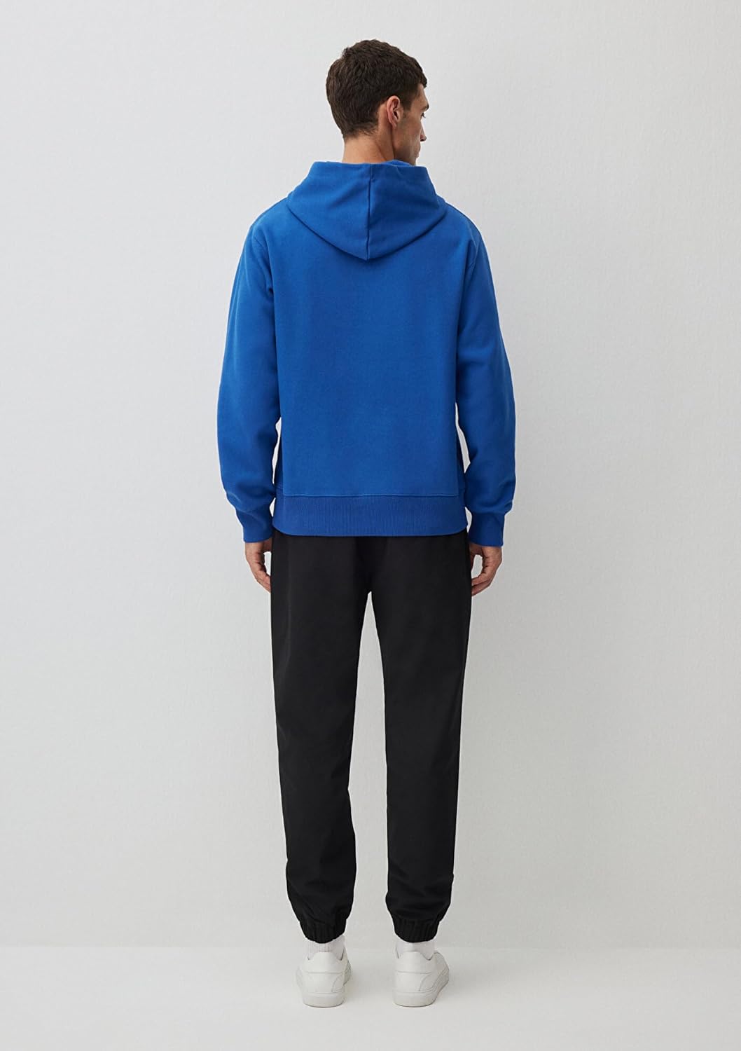 Snap-Button Hoodie in Electric Blue by Mavi