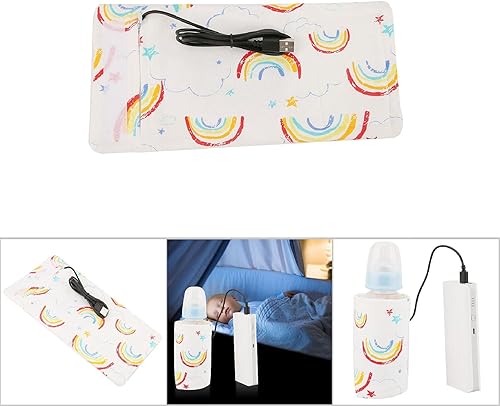 Miniatura 6 de GOTOTOP Bolsa calentadora de botellas, calentador de botellas, calentador de leche, bolsa enfriadora portátil con puerto de carga USB para el