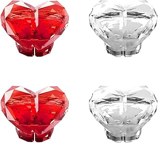 4Pcs Toilet Button Pusher Heart-Shaped Toilet Button Assist Press for Women Long Nail To Press