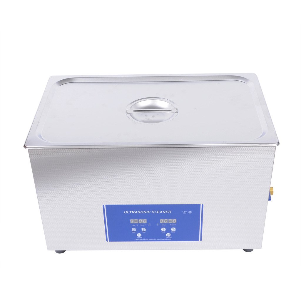 Liquor Industrial New Ultrasonic Metal Hardware Parts Medical Equipment Lab Science Cleaner Wahser Supplies Machine 110V 600W 40KHZ 30L