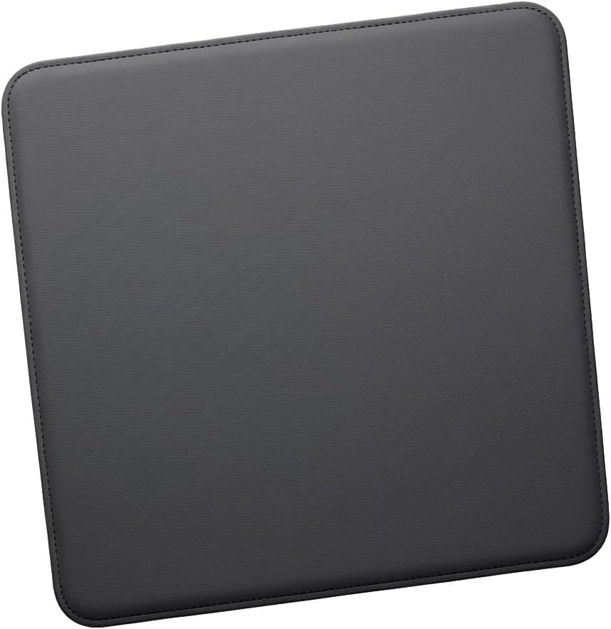 Non-Slip Mouse Pad - 9.4×8.2 Inch Ultra-Thin Black moucepad, Rubber Base for Office/Laptop Use