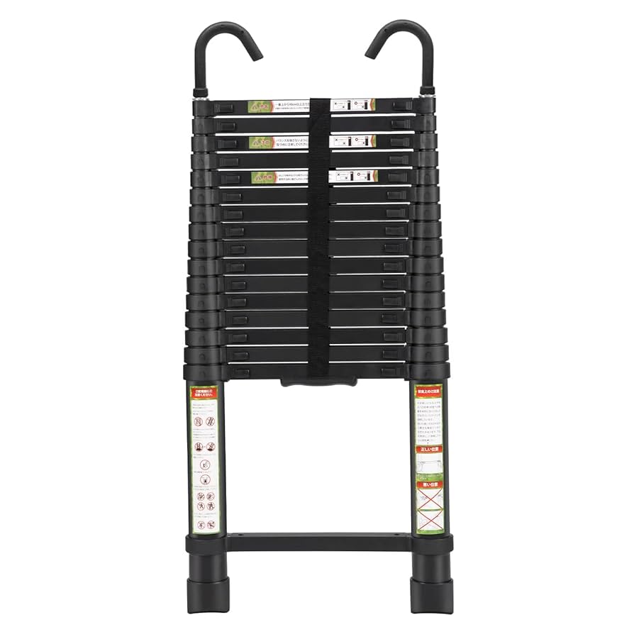 Amazon.co.jp: RIKADE 伸縮はしご 耐荷重150kg 軽量 持ち運び