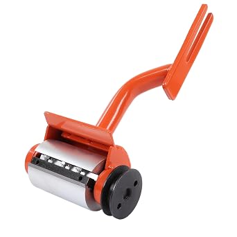 Log Peeler Debarker, Heavy Duty Chainsaw Attachment Wood Bark Stripping Milling Grooving Tool for Timber Processing Forestry Steel with 6 Extended Blades Gloves Bag