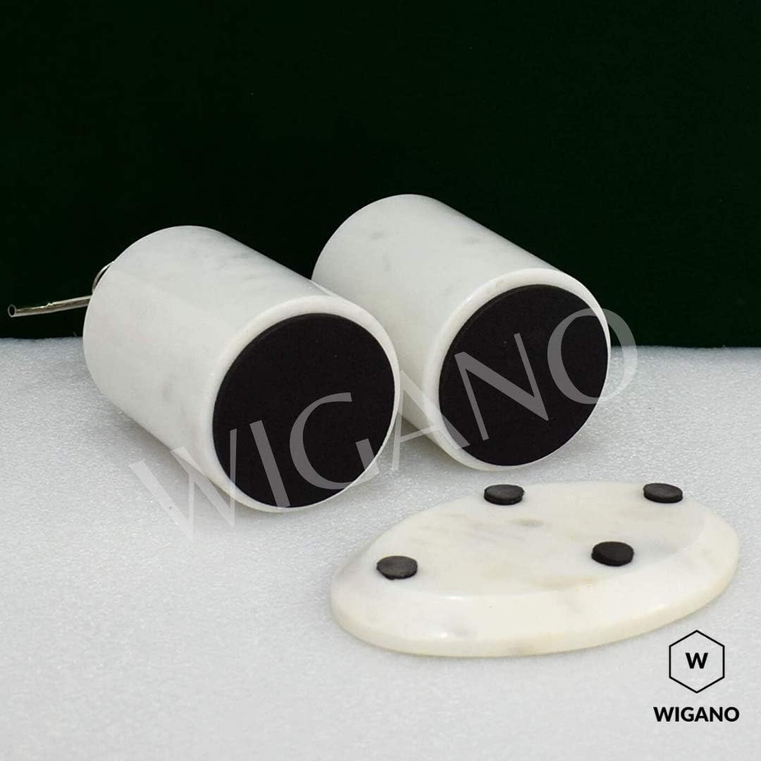 Stone Made Bathroom Accessories Set Stone Soap Dispenser with Chrome Polish Pump with Complete Set Ideal for Room Bathroom, Luxury Hotel Bathroom, White