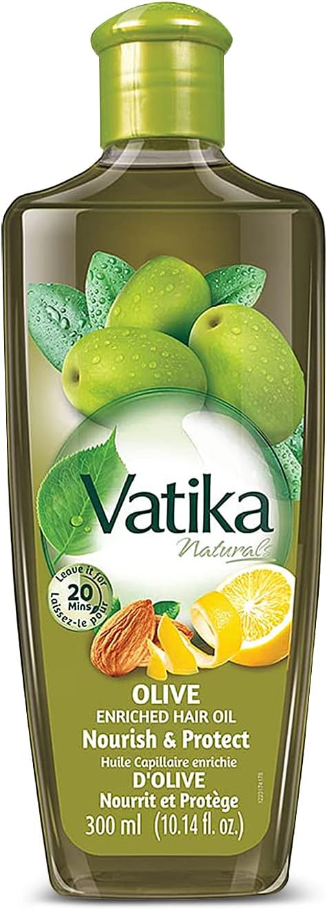 Dabur Vatika naturals Olive Enriched Hair Oil 300 Ml, Packaging May Vary