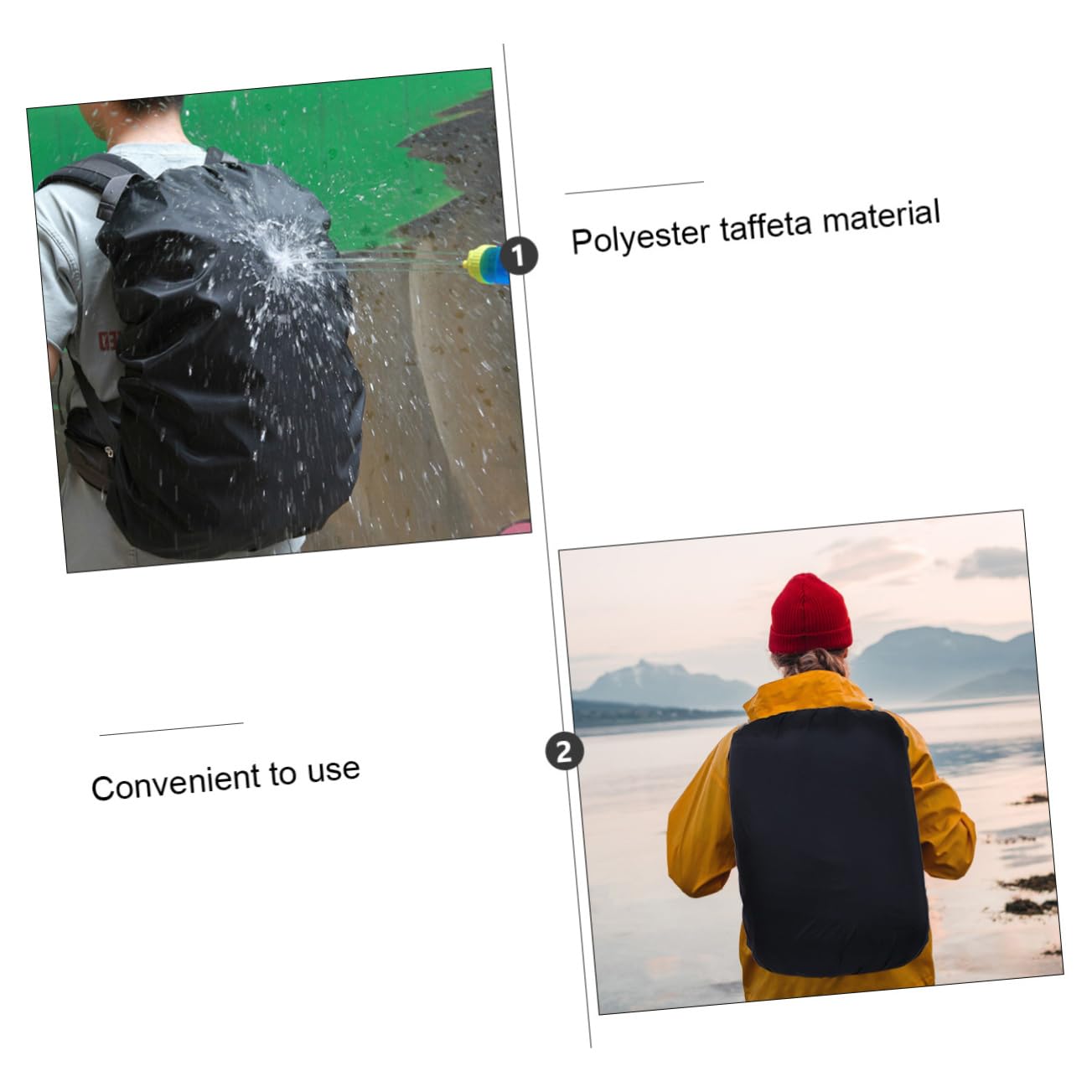 OSOLADY Outdoor Backpack Cover Hiking Rain Gear Waterproof Case Mountaineering Rain Shield Portable