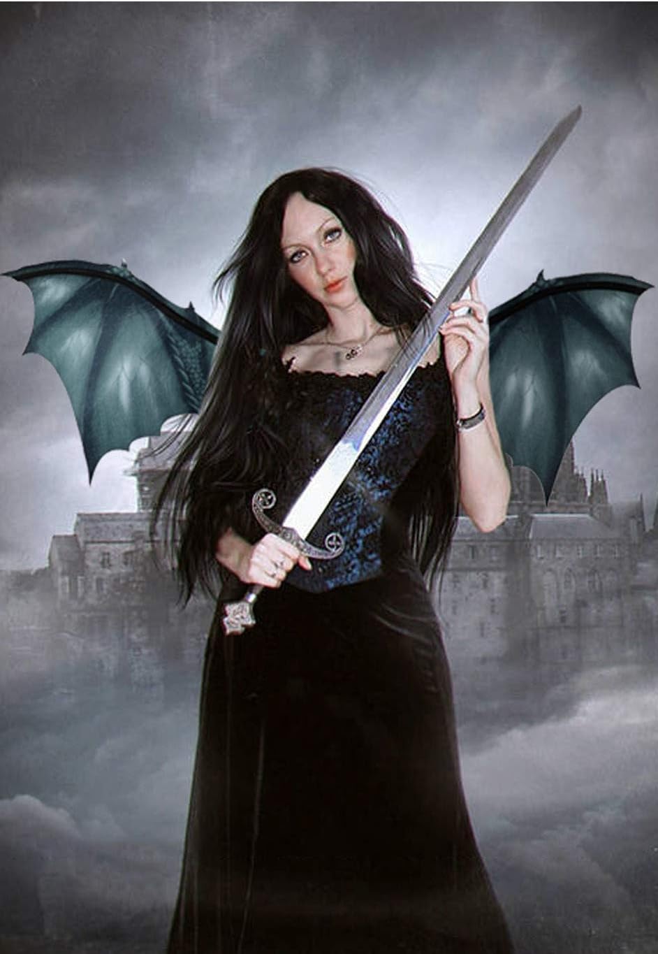 Himine Adult Non-woven Dragon Wings Cosplay Props