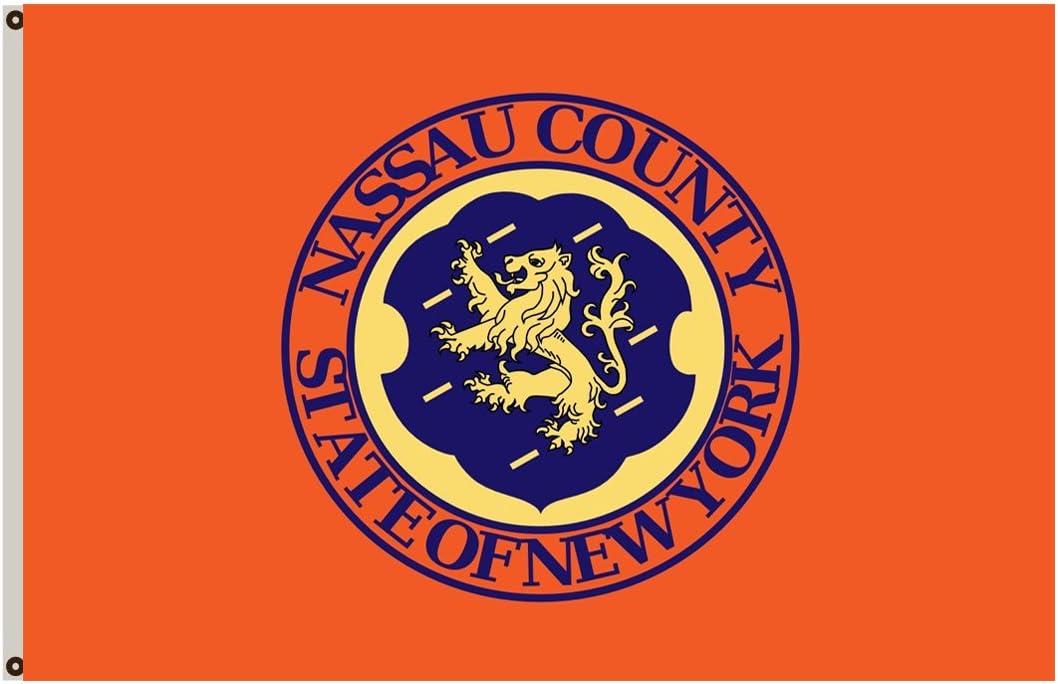 Fyon Nassau County, New York, USA banner landscape flag 4x6ft