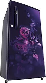 LG 185 L, 4 Star, Smart Inverter, Direct-Cool Single Door Refrigerator (GL-B199OBEY, Blue Euphoria, Smart Connect & Fast Ice Making)