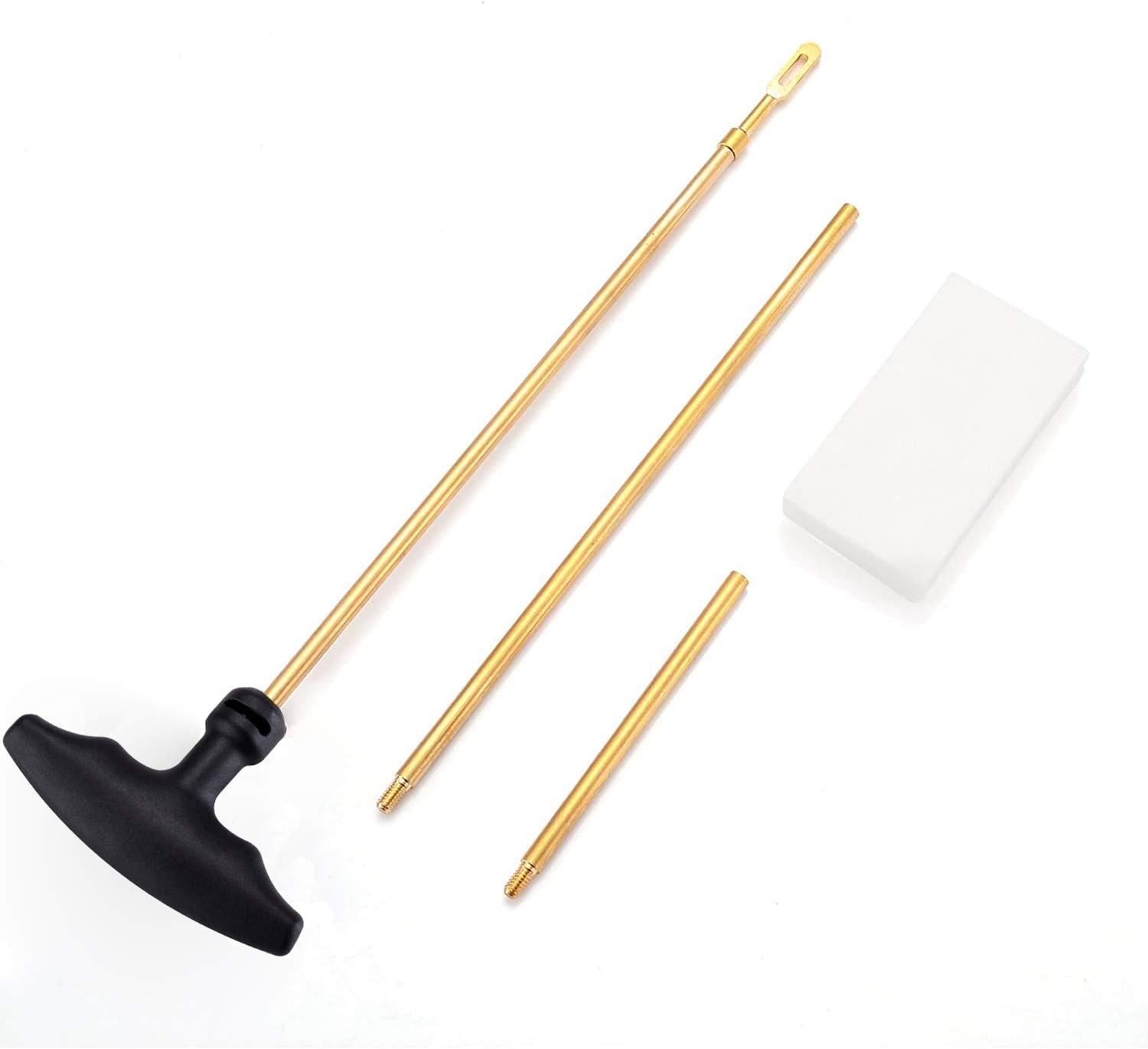 BOOSTEADY 7.62MM Cleaning Kit Pro .223/5.56 Rifle Gun Cleaning Kit with Bore Chamber Brushes Metal Pick Kit Brass Cleaning Rod in Zippered Organizer Compact Combo Case