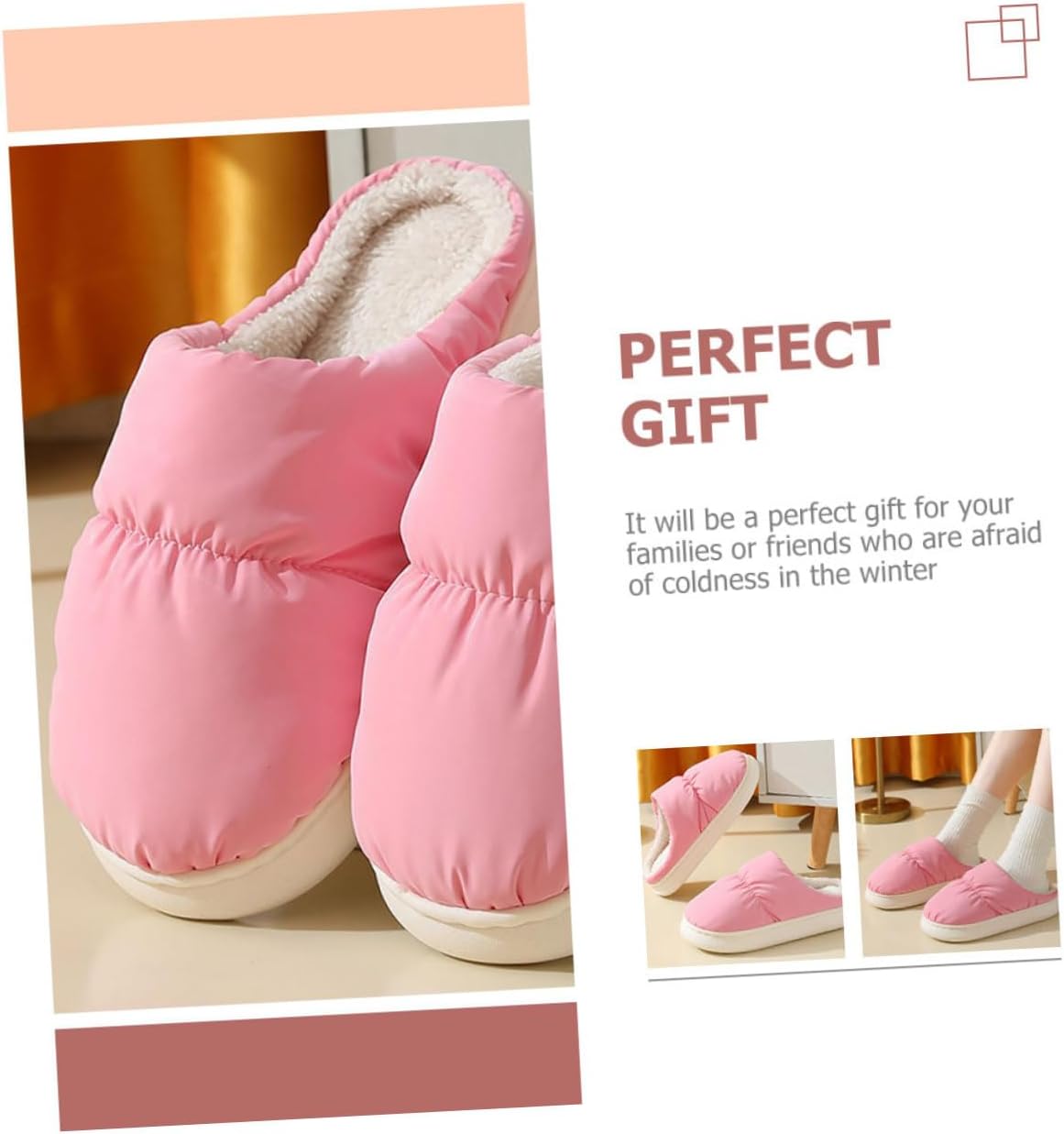 Winter Accessories Foot Warmers Plush Slippers Electric Heated Slippers Portable Heated Shoes Winter