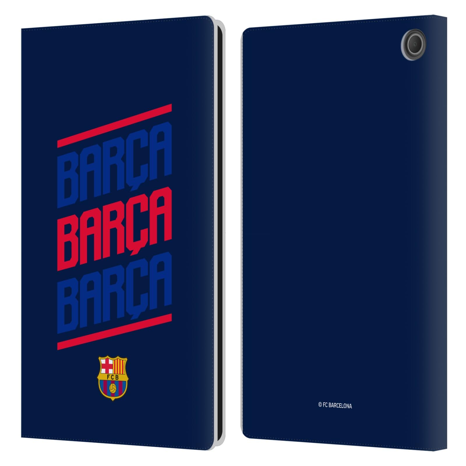 Étui FC Barcelona Amazon Fire Max 11 en cuir Head Case Designs - 7
