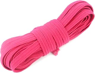 Banda elástica de 5 metros, banda elástica de costura colorida para el hogar, accesorios de costura de ropa,rosa roja,6mm
