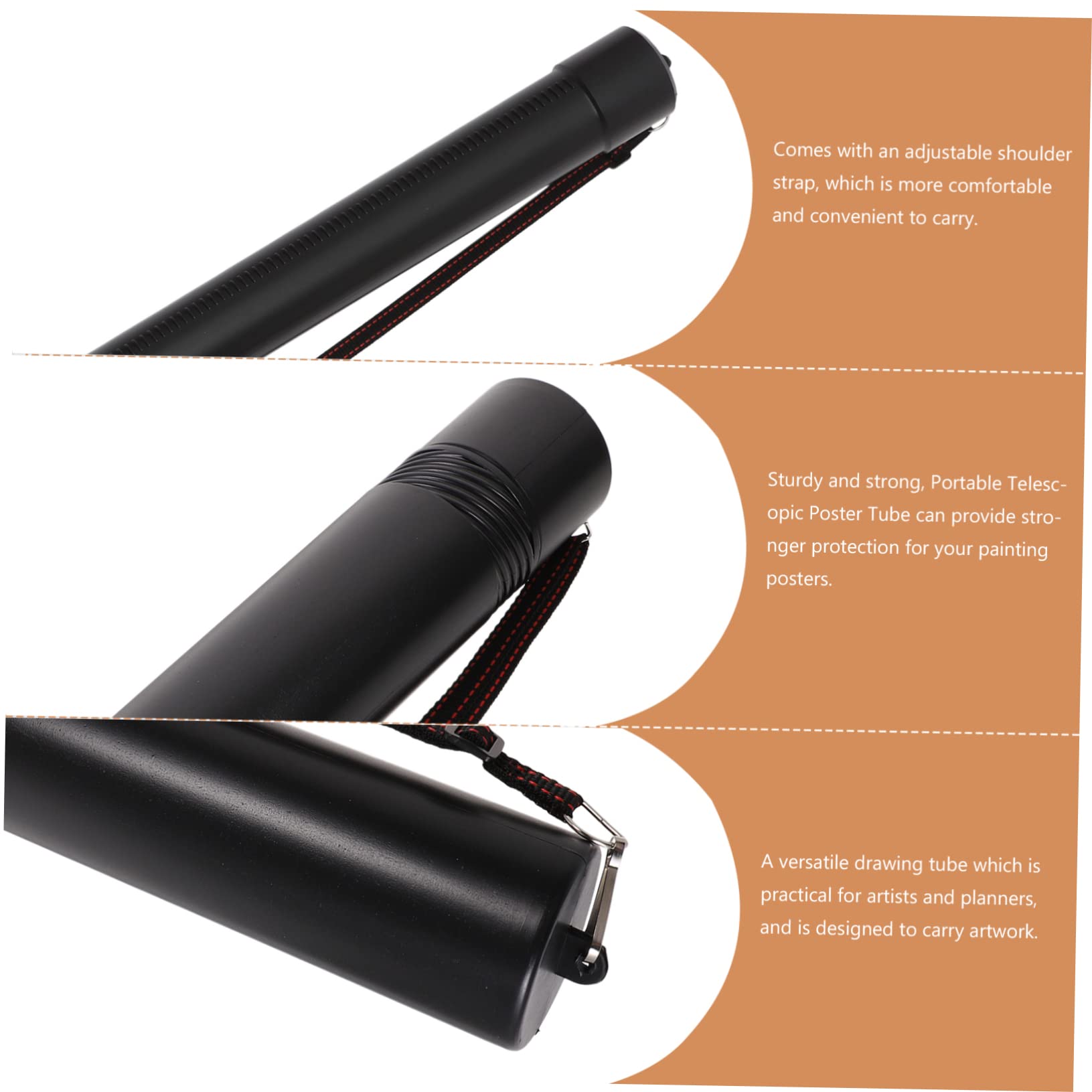 VILLCASE Artwork Storage Tube Telescoping Drawing Tube for Architects Designers