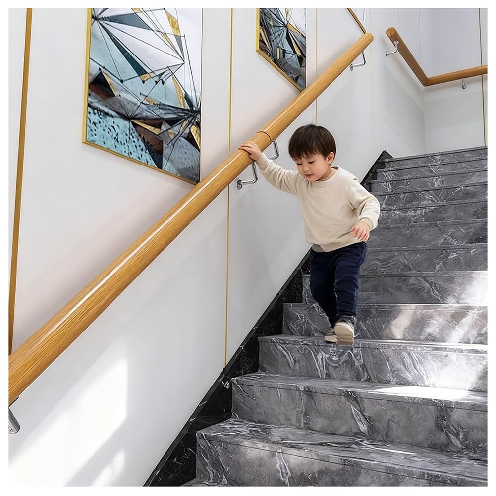 Rambarde d'escalier en bois sécurisée pour la maison et les écoles maternelles