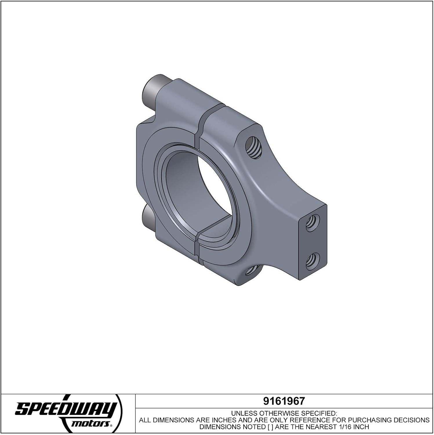 Speedway Motors Connecting Rod Steering Column Drop Short 2-1/2 Inch Drop Fits 2 Inch or 1-3/4 Inch Columns CNC Machined 6061 Aluminum Classic Hot Rod Style