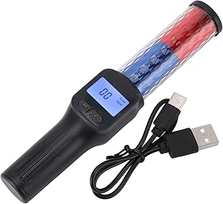 Probador de Alcohol Chip AI de Alta Sensibilidad, Indicaciones de Voz, Luces Intermitentes Rojas y Azules, Pantalla a Color TFT, 50 Registros de Prueba para Controles de