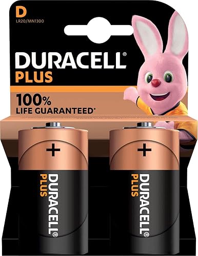 Batterij Duracell Plus 2xD | 10 stuks