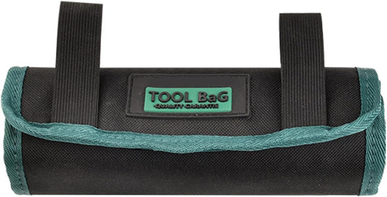 Industrial Strength Tool Organizers Rolled Up Design 20+1 Zippered Pockets Sturdy Fabric Workshop Essential Present Industrial Tool Organizers