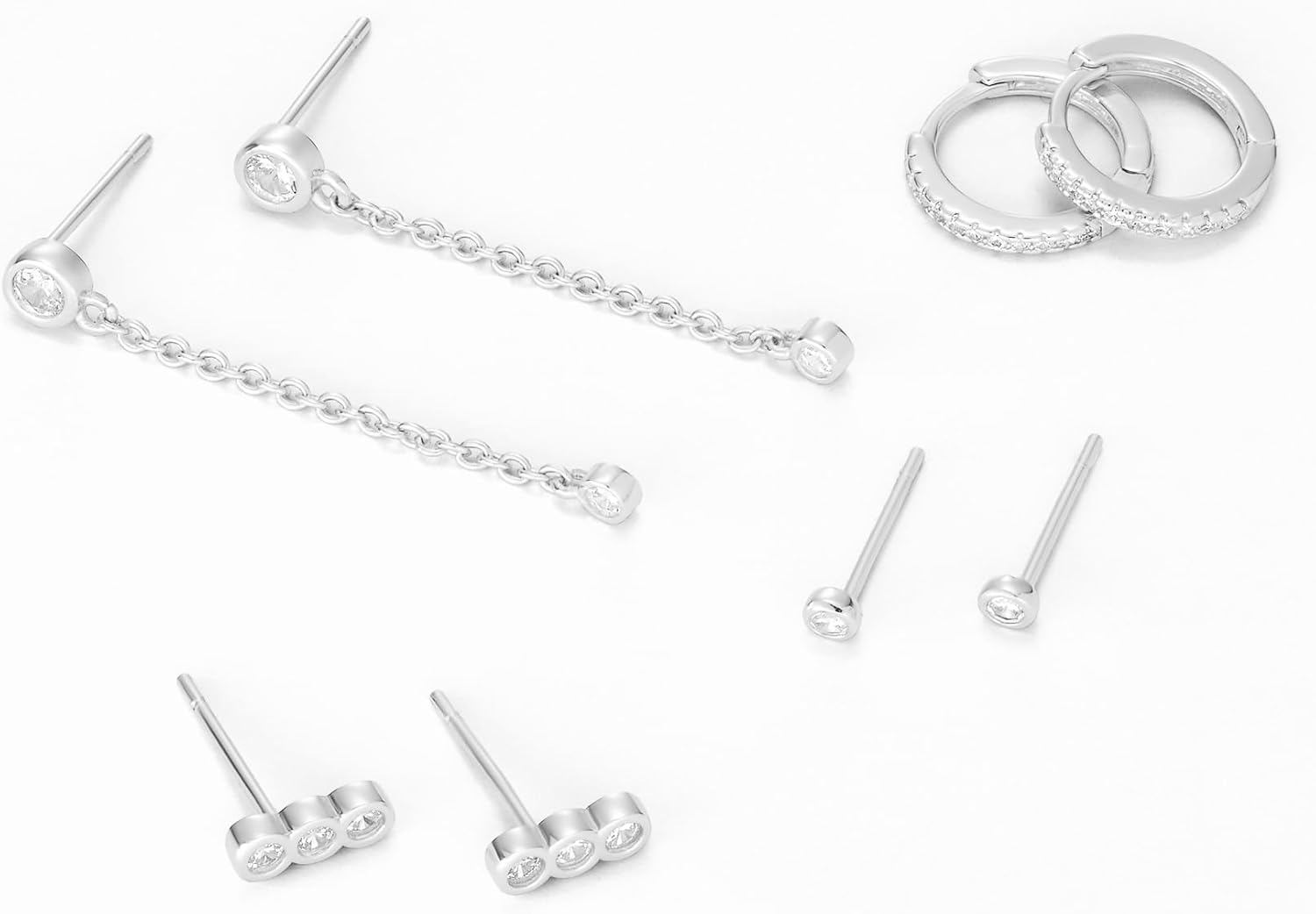 Amazon Essentials Bezel Earring Set - Image 3