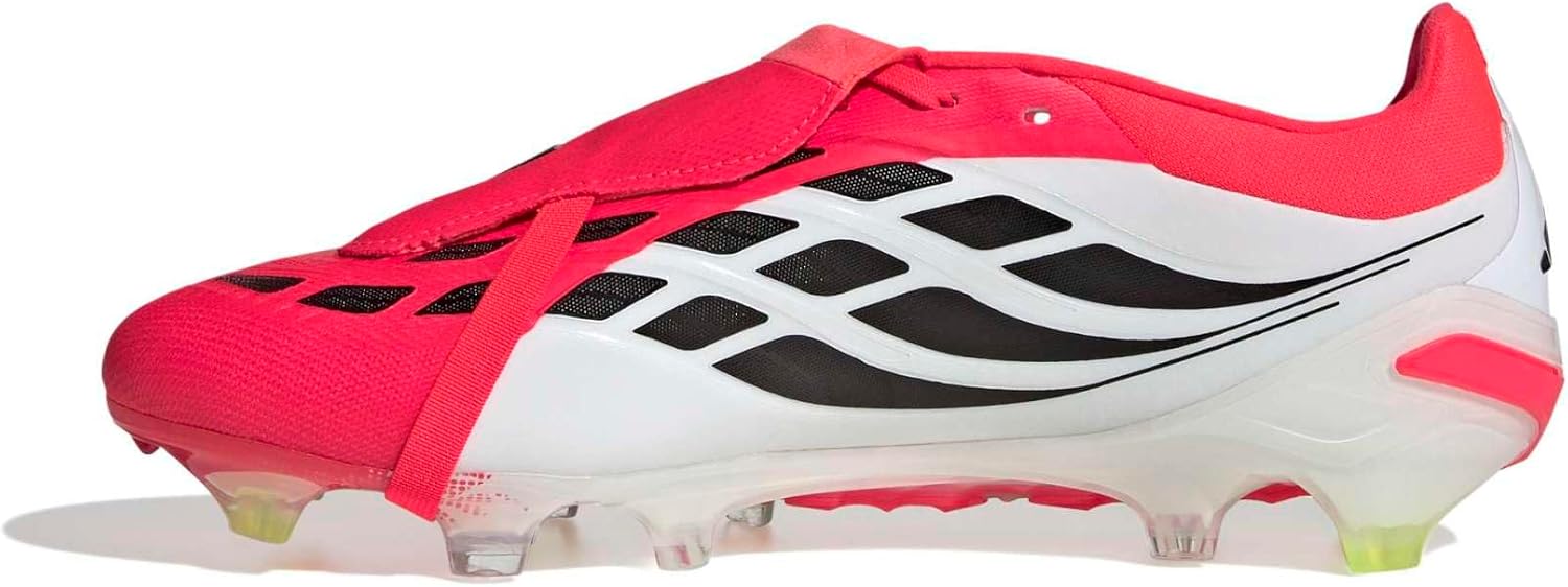 adidas Unisex Predator Pro FT Firm Ground Soccer Cleats – Fold-Over Tongue Football Boots for Precision & Power