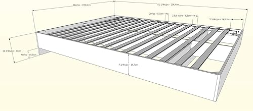 Miniatura 3 de Nexera Cama de plataforma tamaño Queen, color blanco