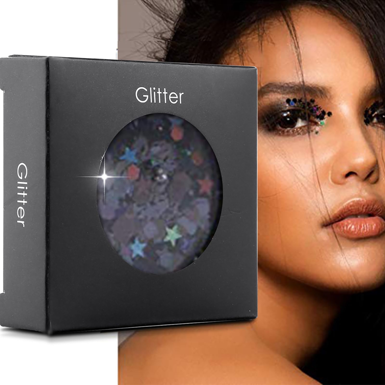 Pure Vie Glitzerpulver Für Nägel – 6 Farben, Holografisch | Chrome Nail Powder Für Make-up & Body Deko