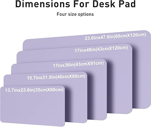 Miniatura 230 de Aothia Tapete protector de escritorio, alfombrilla para mouse, antideslizante, impermeable, de piel sintética, secante de escritorio, para Verde